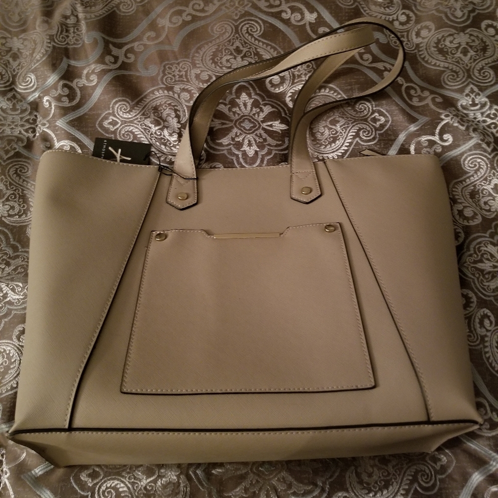Beige Tote Bag